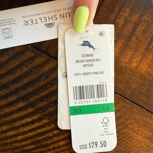 Tommy Bahamas Reversible Bikini, MRSP $80 - Picture 12 of 12